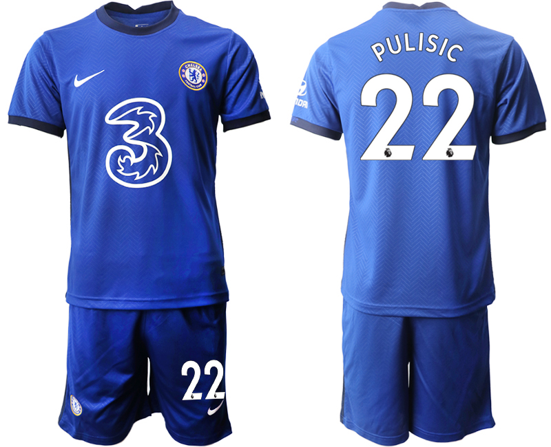 Men 2020-2021 club Chelsea home #22 blue Soccer Jerseys->chelsea jersey->Soccer Club Jersey